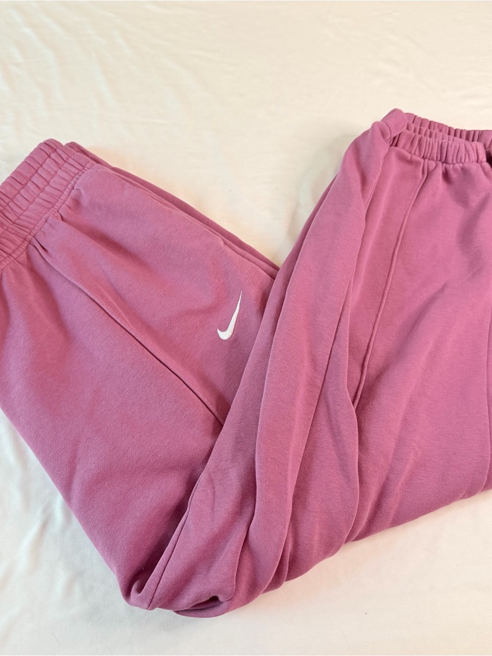 Nike Pink Fleece Jogger Sweatpants Women’s 1X Plus Size
